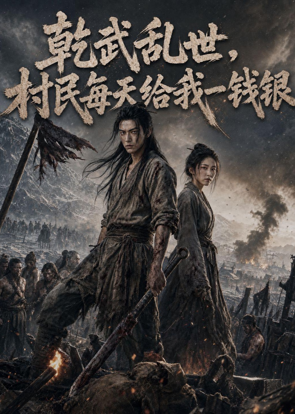乾武乱世，村民每天给我一钱银(全集)
