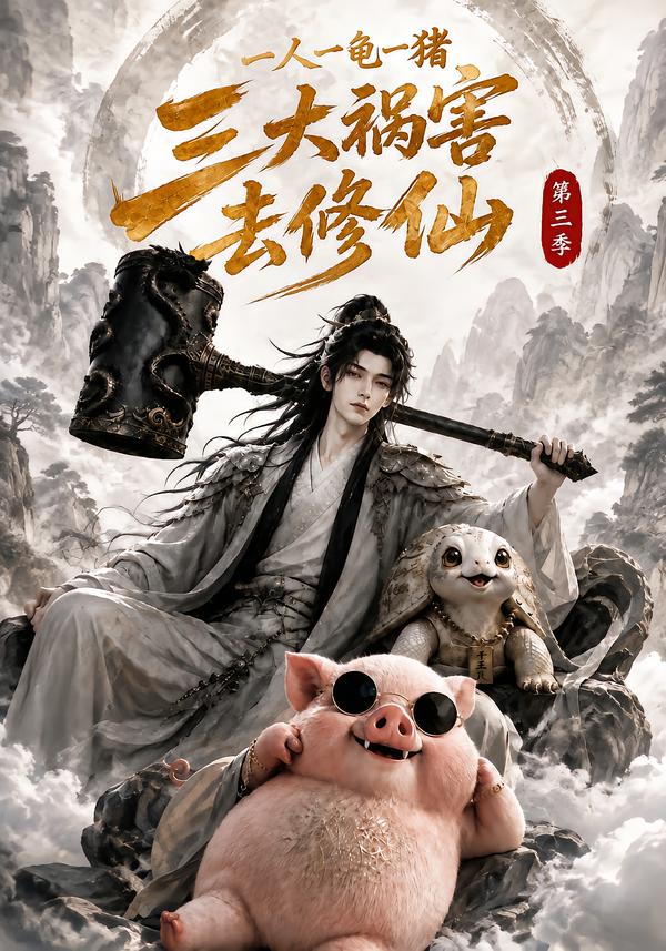 一人一龟一猪,三大祸害去修仙第三季(全集)